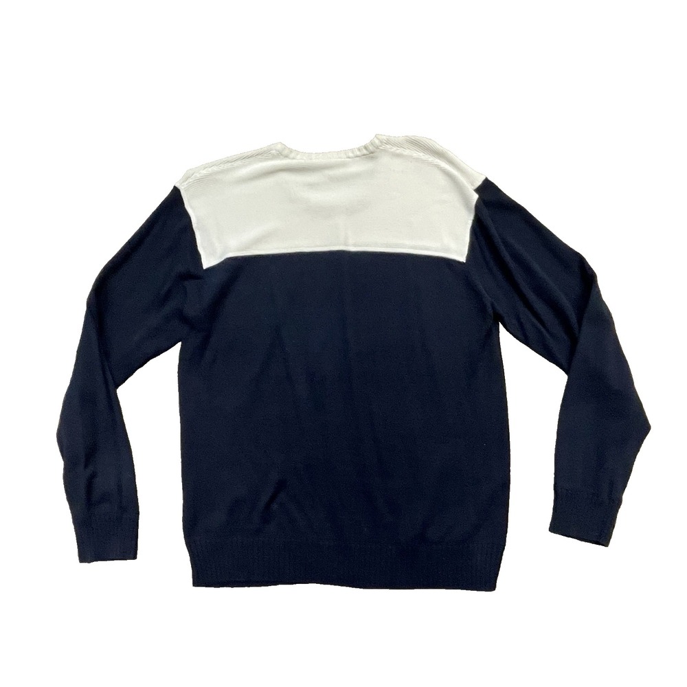 Vtg 90's A/X Armani Exchange Applique‎ Logo Sweater Men's Sz L Old Money - Picture 7 of 8